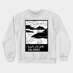 San Juan Islands Washington USA Crewneck Sweatshirt